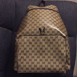 Gucci crystal GG print Backpack